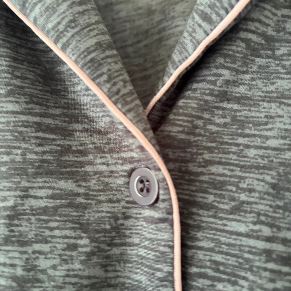 Life is Good pajama set "Optimist" Size Medium Gray and Pink - Picture 14 of 15